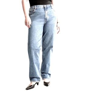 Abercrombie & Fitch Curve Love 90s Slim Straight Jean High Rise Plus 20R NEW